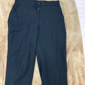 RW&CO. Black Elastic Waist Trousers